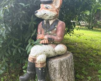 Whimsical Yard Fox