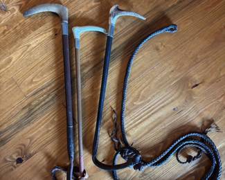 Leather Crops - Interesting Handles