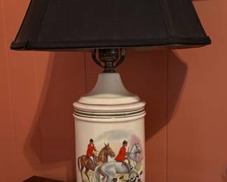 Hunt Scene Lamp
