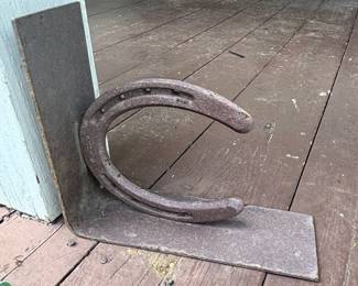 Cast Iron Horse Shoe Door Stop