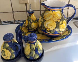 Italian Pottery Set