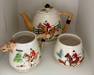 Portland Pottery Vintage Tea Set