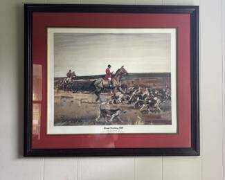 'Hunt Setting Off' Print
