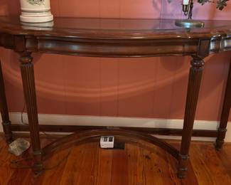 Glass Top Entry or Sofa Table