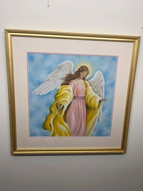 145 Deborah Crossman Guardian Angel Original Pastelmin