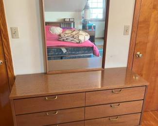 145 MCM 6Drawer Lowboy With Tilt Mirrormin