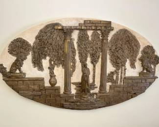 145 Harold Studio Vintage Grecian Garden Oversized Wall Reliefmin