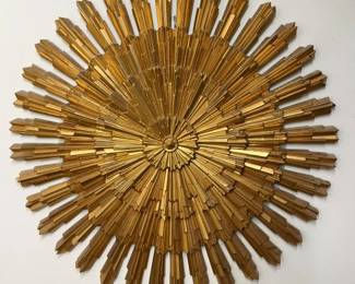 145 Syroco Sunburst Vintage Wall Decormin