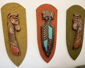 145 Vintage Witco Knight 3Panel Wall Decormin