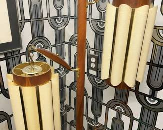 145 Danish Fiberglass Vintage Tension Pole Lamp Detailmin