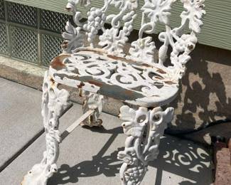 145 Wrought Iron Garden Stoolmin