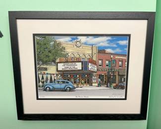 145 Michael S. Smith The Riviera Theater Lithographmin