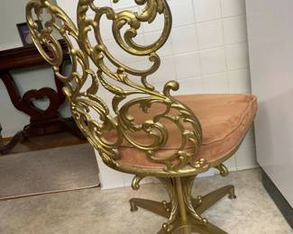 145 Vintage Dinette Swivel Chair Backmin