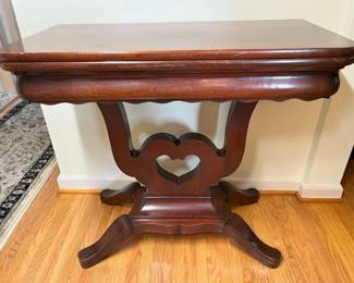 145 Mahogany Empire Vintage Game Tablemin