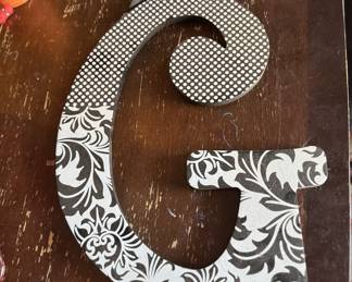 'G' Wall or door knob hanging