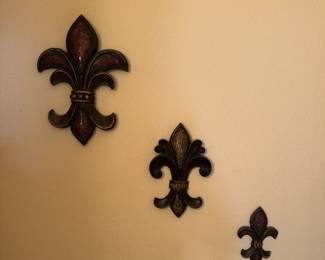 Fleur d'lis Set of 3 Wall Hanging