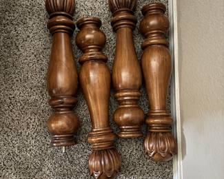 Posts from a 4 Poster Bed