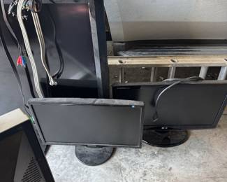Assorted TVs Monitors