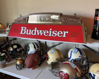 Budweiser Billiards Lamp
