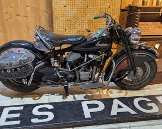 1948 Indian Chief Roadmaster, 42,000 miles