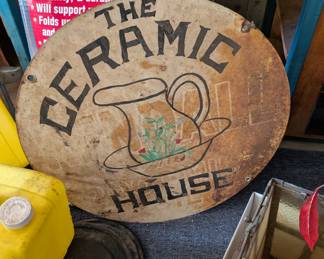 Metal double sided sign