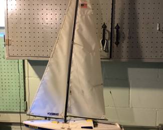 Wood Sailboat Hand Made