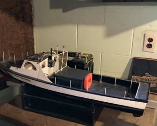 Wood Coast Guard Boat