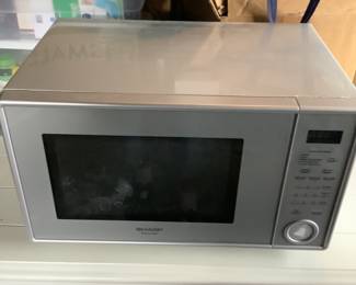 Silver Sharp Microwave
