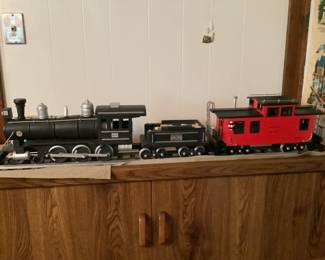 Hand Made Wood Train Set Very Cool