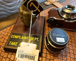 Complaint Department Plaque, Camera Equipment