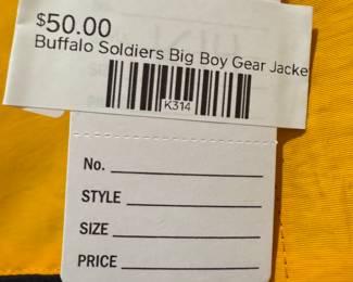 Buffalo Soldiers Big Boy Gear Jacket