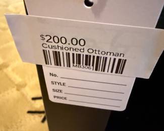 Cushioned Ottoman