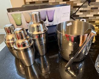 Cocktail Shakers, Ice Bucket
