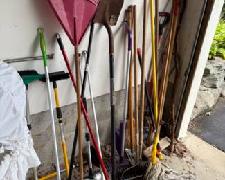 Rakes, Brooms