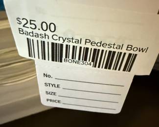 Badash Crystal Pedestal Bowl