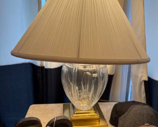 Stone Bookends, Vintage Lamp