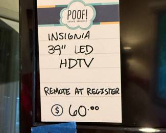 Insignia 39' LED HDTV