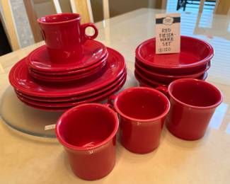 Red Fiesta-ware Set