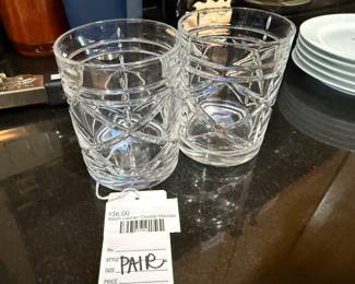 Ralph Lauren Crystal Glasses