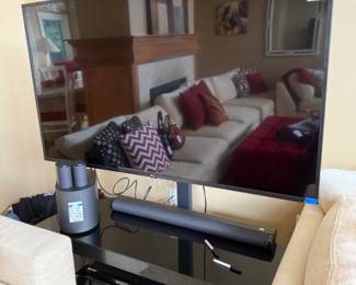 Lg Flat Screen Tv 65UN7300PUF, Entertainment Center 