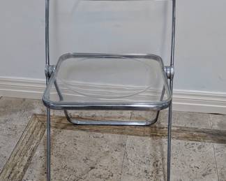 SET OF 7 PLIA FOLDING CHAIRS