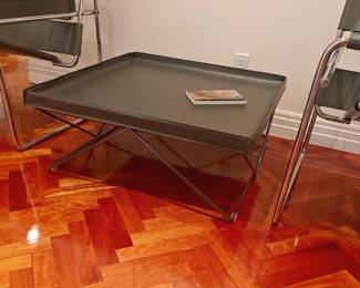 BONTEMPI CASA LEATHER HAND STITCHED COFFEE TABLE