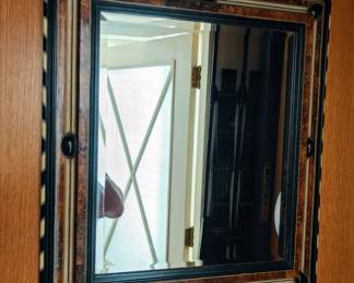 19TH CENTURY FRENCH INLAID WALL MIRROR