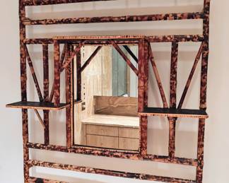 BAMBOO WALL HUNG SHELVING