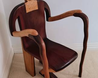 WONDERFUL ALAN SIEGEL HAND CRAFTED CHAIR