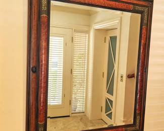 19TH CENTURY FRENCH INLAID MIRROR