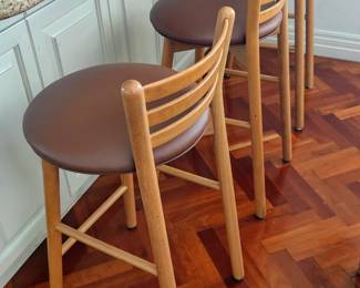 SET OF 3 COUNTER STOOLS