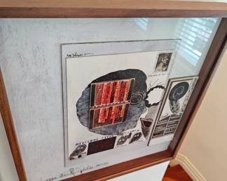 RAY JOHNSON MIX MEDIA COLLAGE