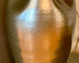 62 Global Views Large Bronze Ceramic Vase