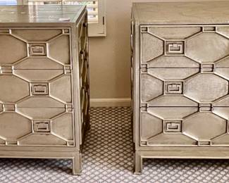 8. Pair of Global Views 3 Drawer Chest